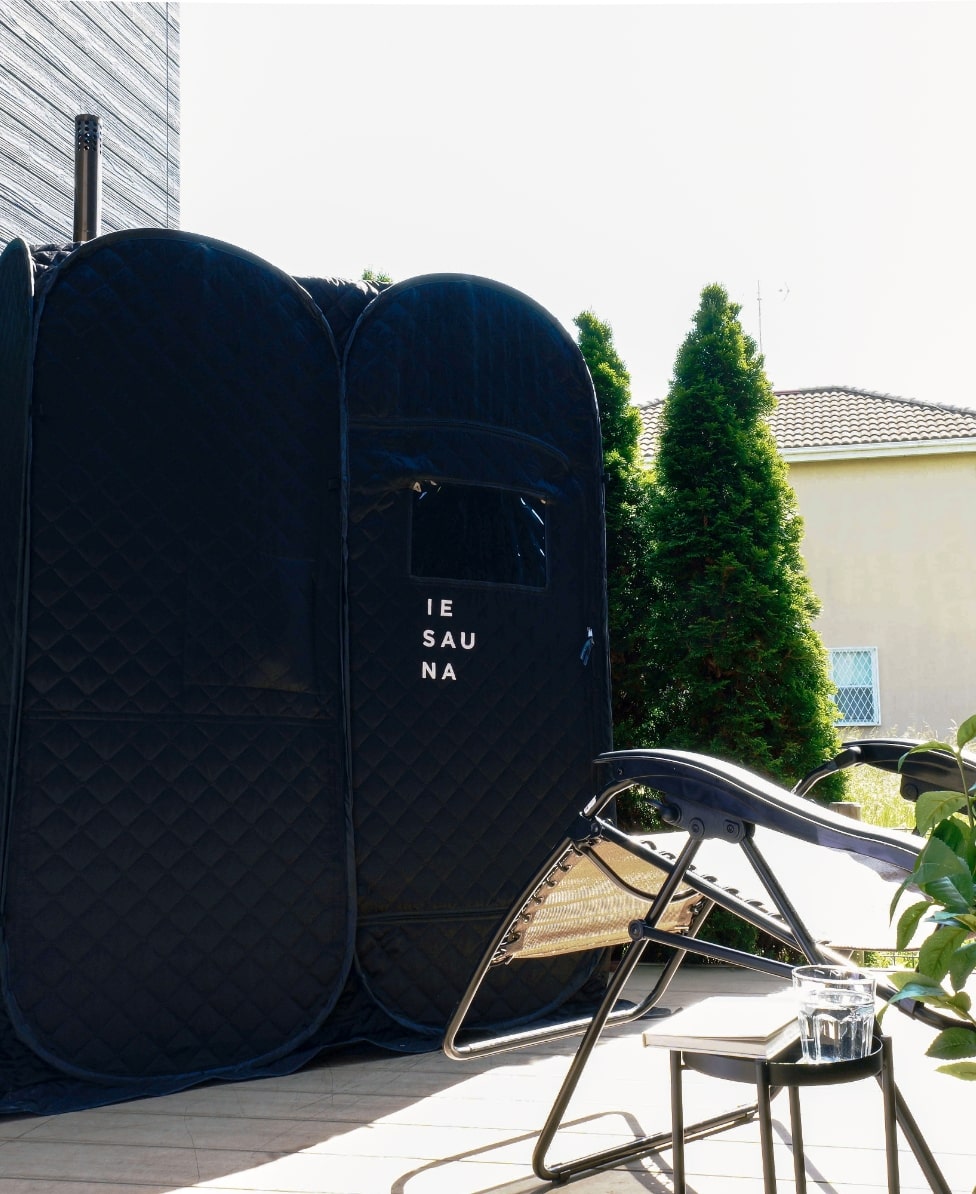 家庭用サウナ「IESAUNA」に合わせたデザイン